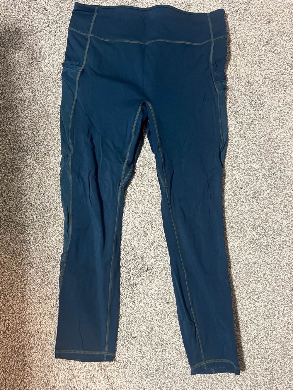 Fabletics Teal/Deep Blue High-Waist Leggings